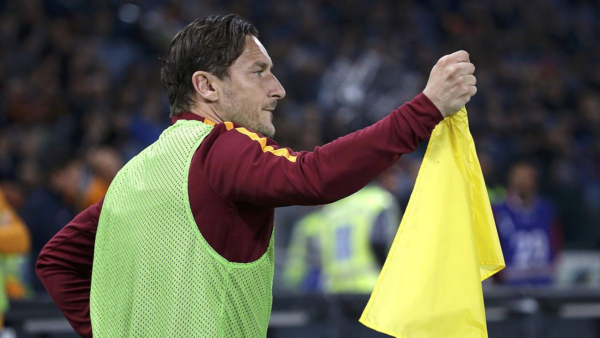 O adeus de Francesco Totti, o "eterno capitão" da AS Roma