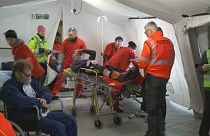 Realista entrenamiento de los cuerpos de Protección Civil de la UE en Suecia