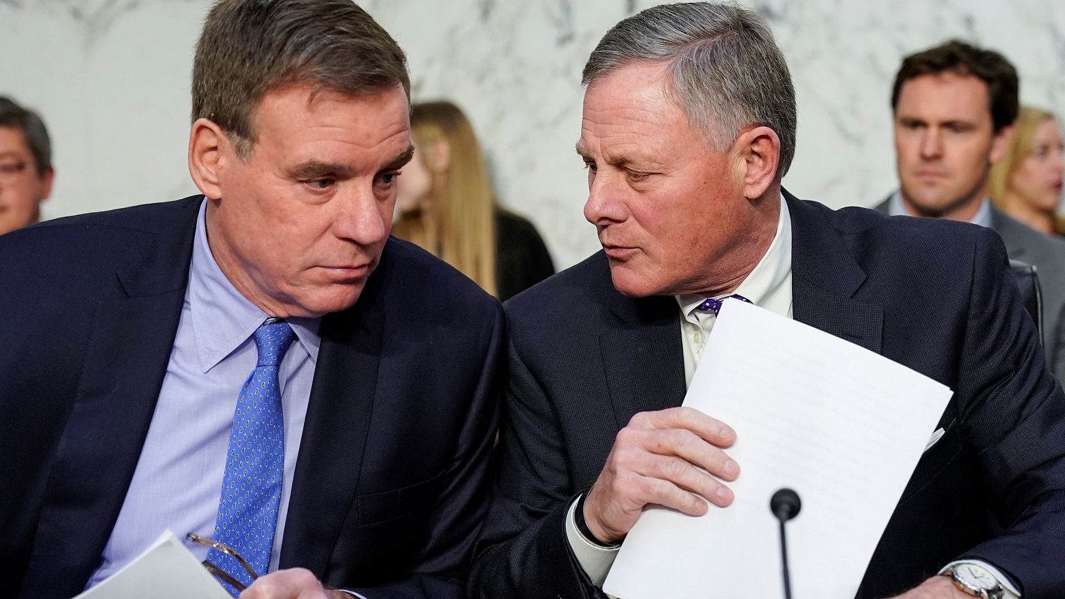 Image: Richard Burr Mark Warner