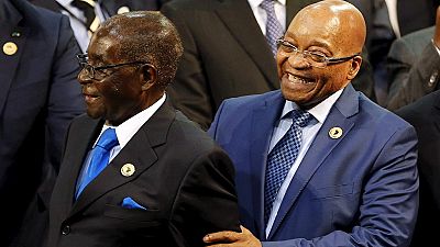 S. Africa's Zuma backs Mugabe's stance on 'highly developed' Zimbabwe
