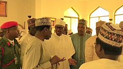 أول ظهور علني للرئيس النيجيري بعد أسابيع على غيابه