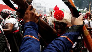 Mexicans reenact historic battle against French