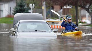 Est del Canada sott'acqua