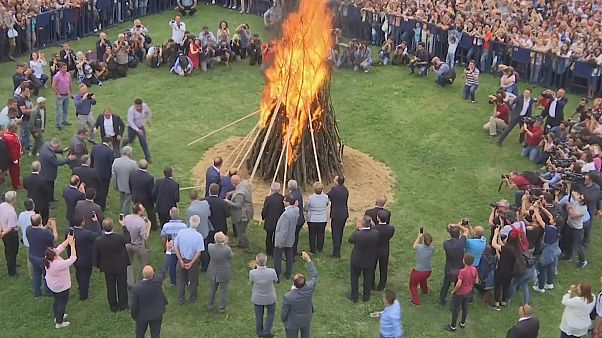 Sprung über das Feuer Sprung über das Feuer