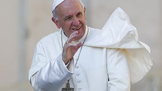 Ferenc pápa: egy bombát nem hívhatnak "anyának"