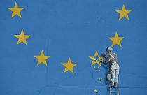 Banksy dibuja la Unión Europea sin una estrella