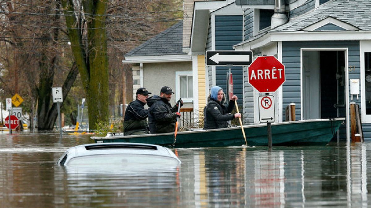 مونتريال تعلن حالة الطوارئ بعد تفاقم الفيضانات
