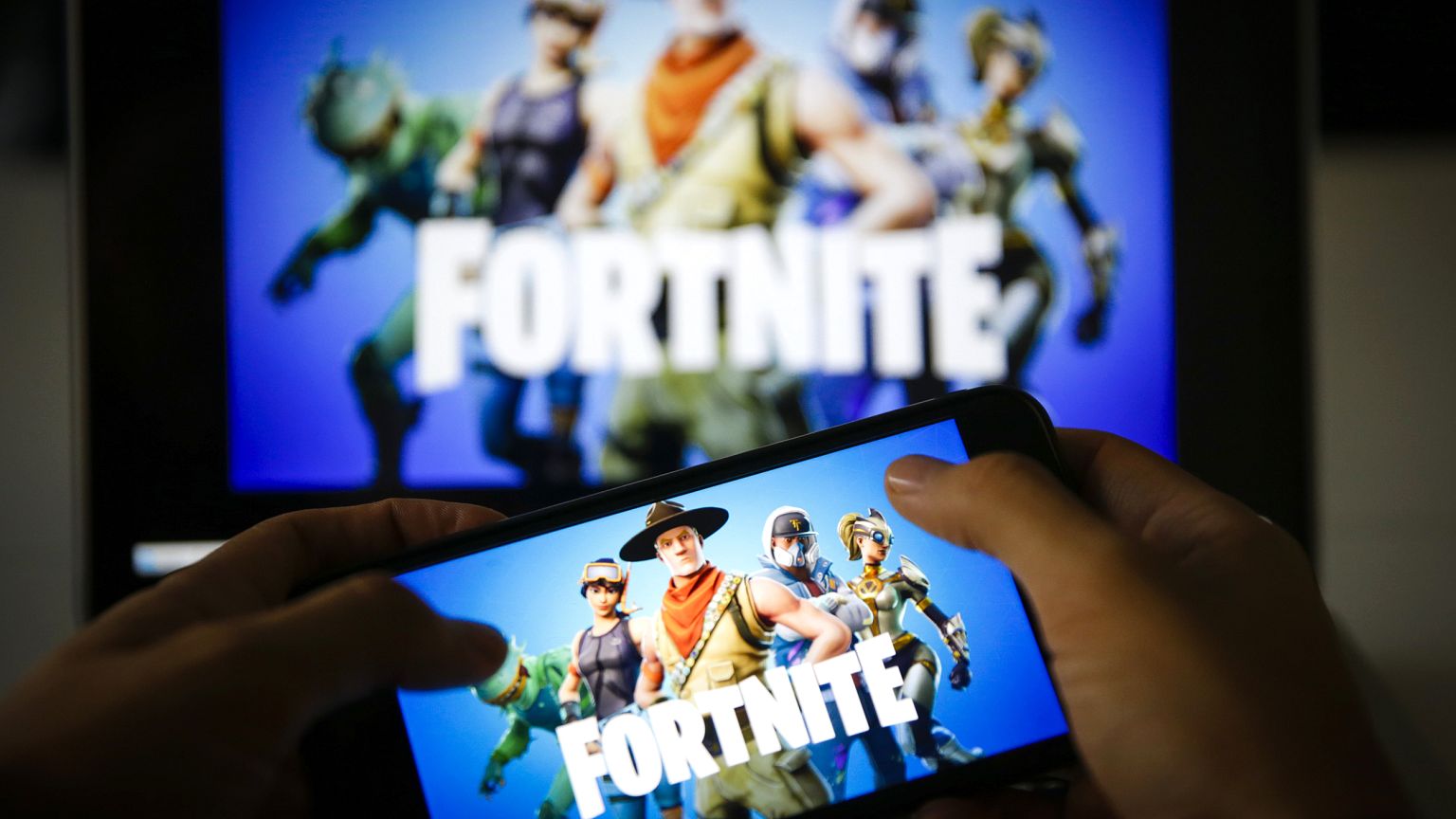 Image: A man plays Fortnite in Turkey on Nov. 26, 2018.