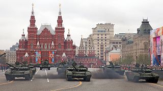 Moskau: Militärparade zum "Tag des Sieges" auf dem Roten Platz