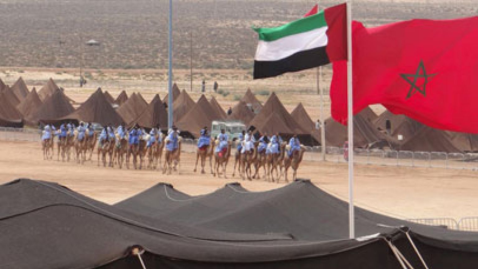 تدشين مضمار لسباقات الهجن في مدينة طانطان المغربية