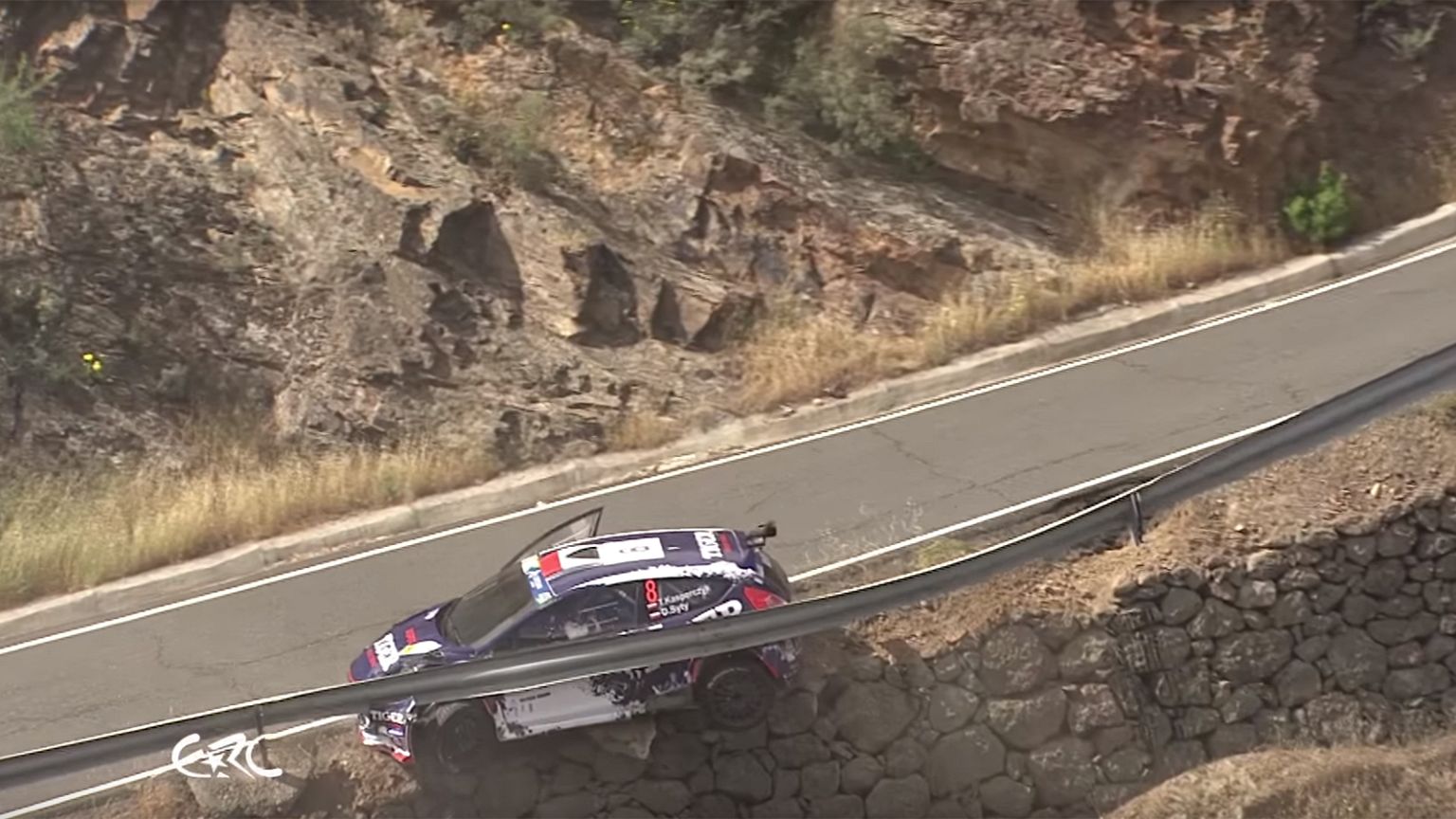 Rallye des Canaries : sauvés par le rail de sécurité