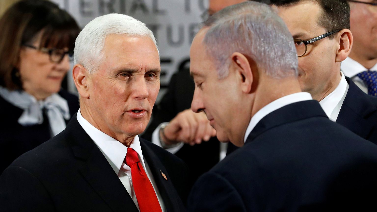 Image: Vice President Mike Pence, Israel's Prime Minister Benjamin Netanyah