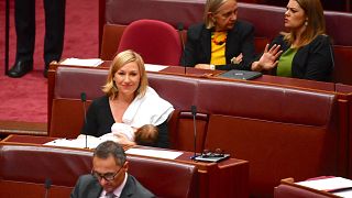 Breastfeeding first in Australian parliament