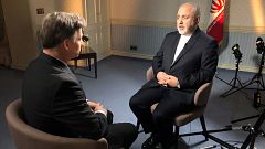 Image: Richard Engel interviews Iranian Foreign inister Mohammed Zarif