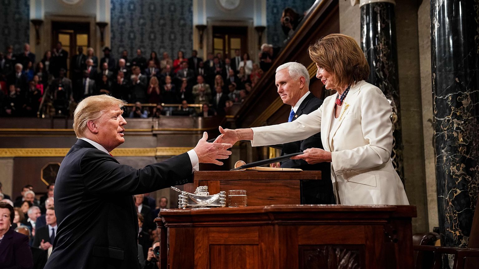 Image: Nancy Pelosi, DOnald Trump