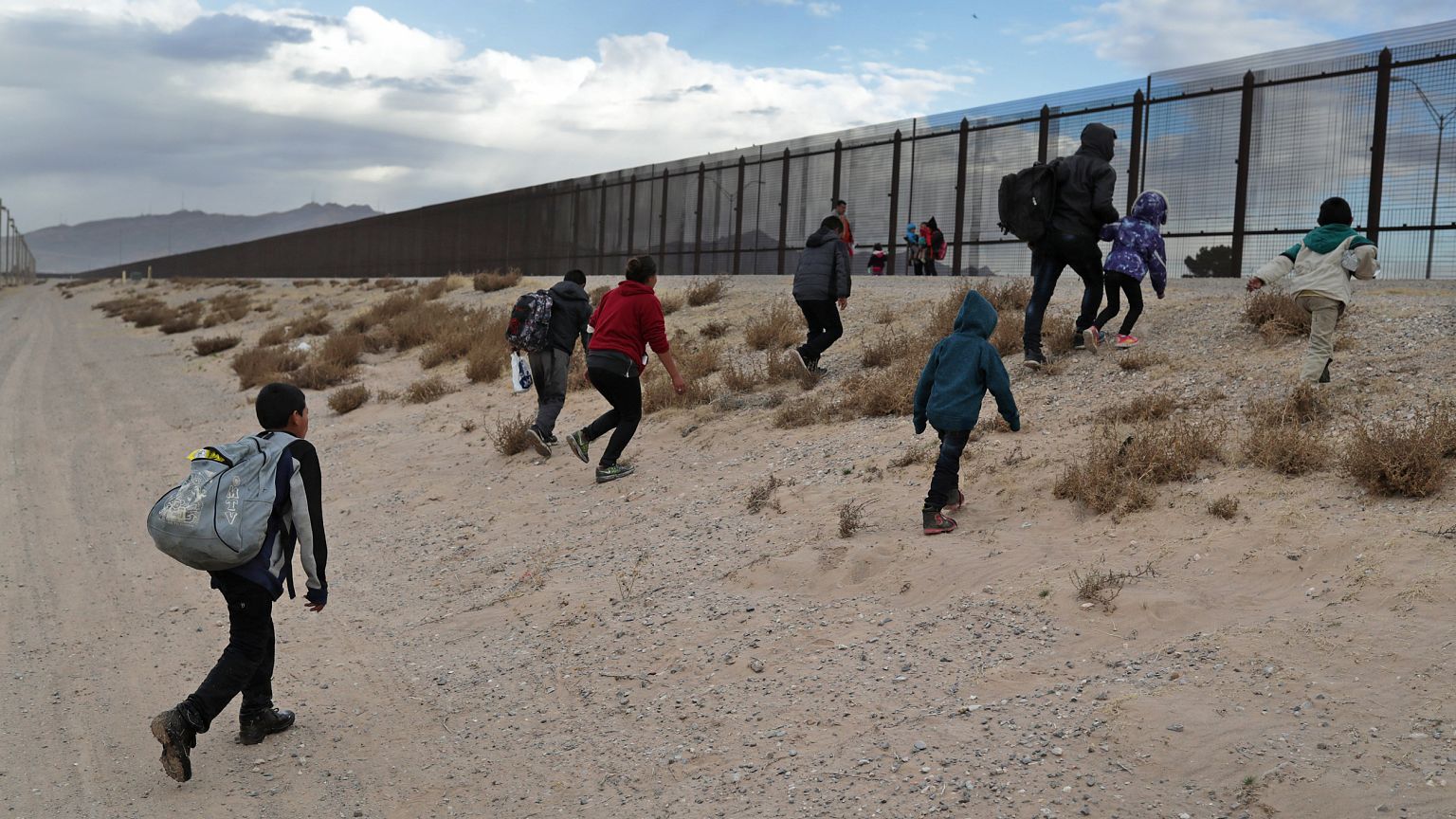 Image: U.S. Customs And Border Patrol Agents Patrol Border In El Paso, TX