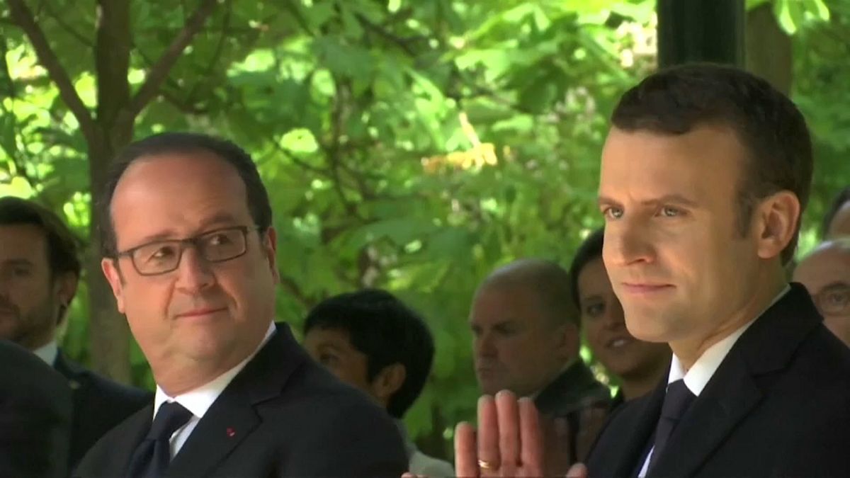Hollande und Macron: Frankreich vor der Amtsübergabe