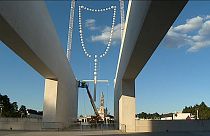 Terço gigante no Santuário de Fátima