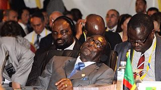 Mugabe doesn't sleep in public, in Singapore on advice of local opticians