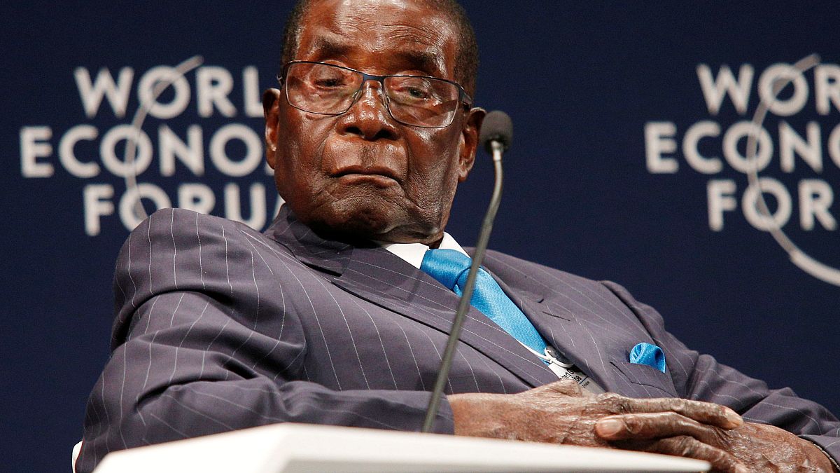 Mugabe not sleeping but 'resting his eyes'