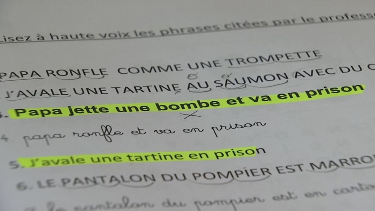 Fransızcayı bomba ve hapis örnekleri ile öğrenmek