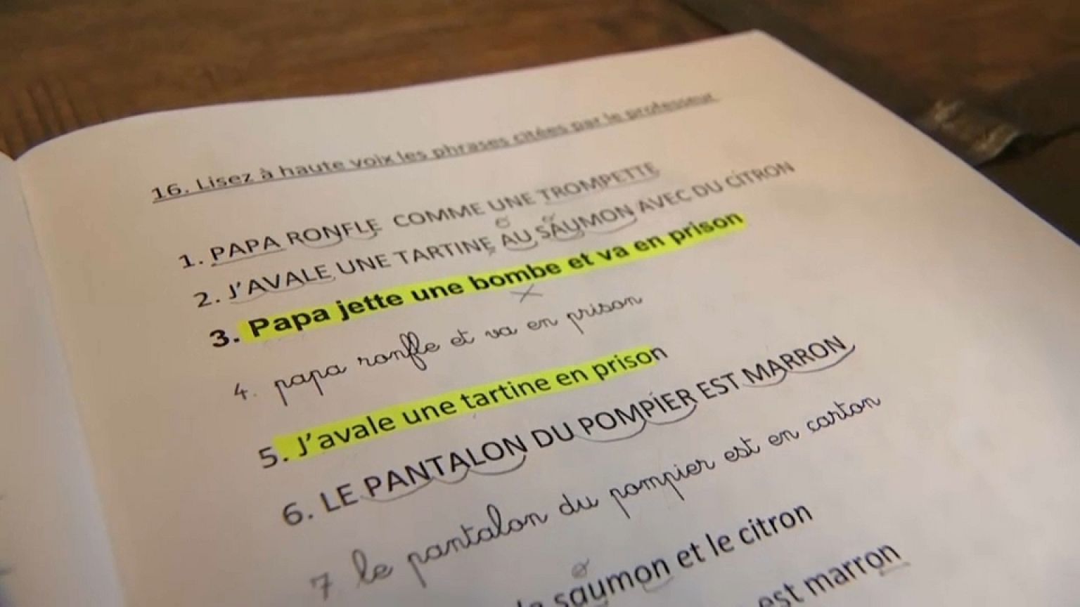 "Papa jette une bombe et va en prison"