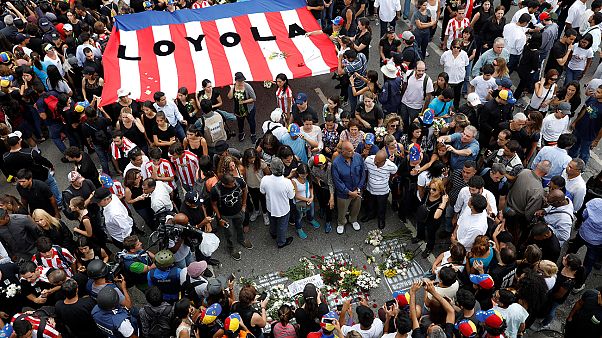 Marchers condemn latest death in Venezuelan protests Marchers condemn latest death in Venezuelan protests
