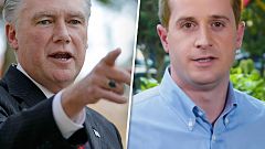 Republican Mark Harris, left, and Democrat Dan McCready