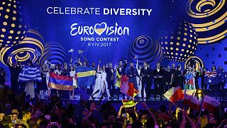 Crotian pop-opera, Romanian yodelling and Hungarian gypsy fusion in Eurovision final