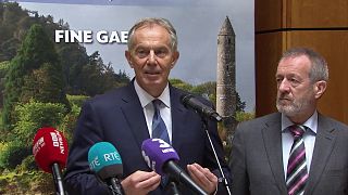 Hard Irish border would be 'a disaster', ex-UK PM Blair says