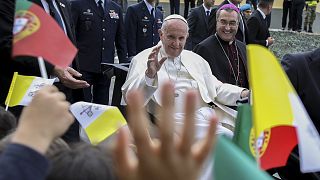 Pope Francis arrives in Portugal for Fatima trip