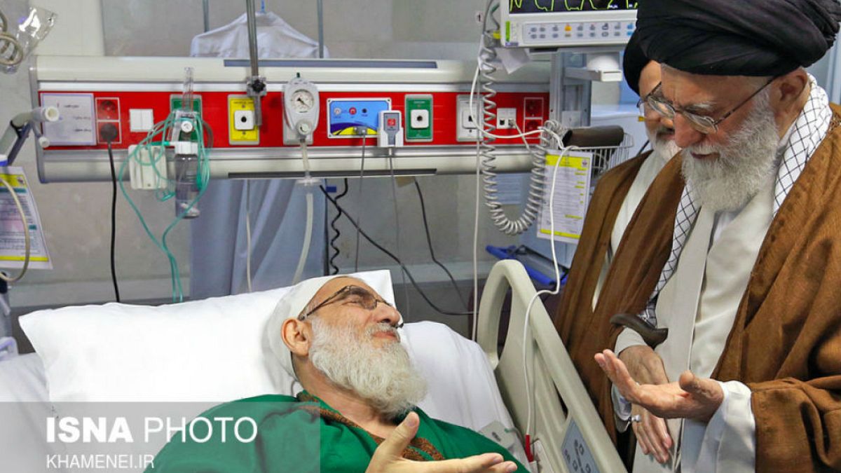 عیادت رهبر ایران از هاشمی شاهرودی