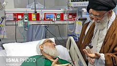 عیادت رهبر ایران از هاشمی شاهرودی