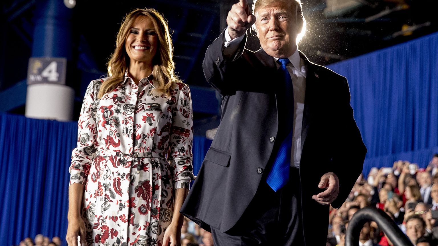 President Donald Trump speaks to the Venezuelan American community in Miami