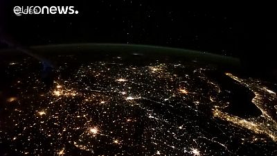 Gece uzaydan Avrupa'yı izlemek