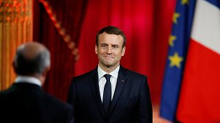 Emmanuel Macron is sworn in as French president