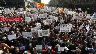 В Москве прошел митинг против сноса "хрущёвок"