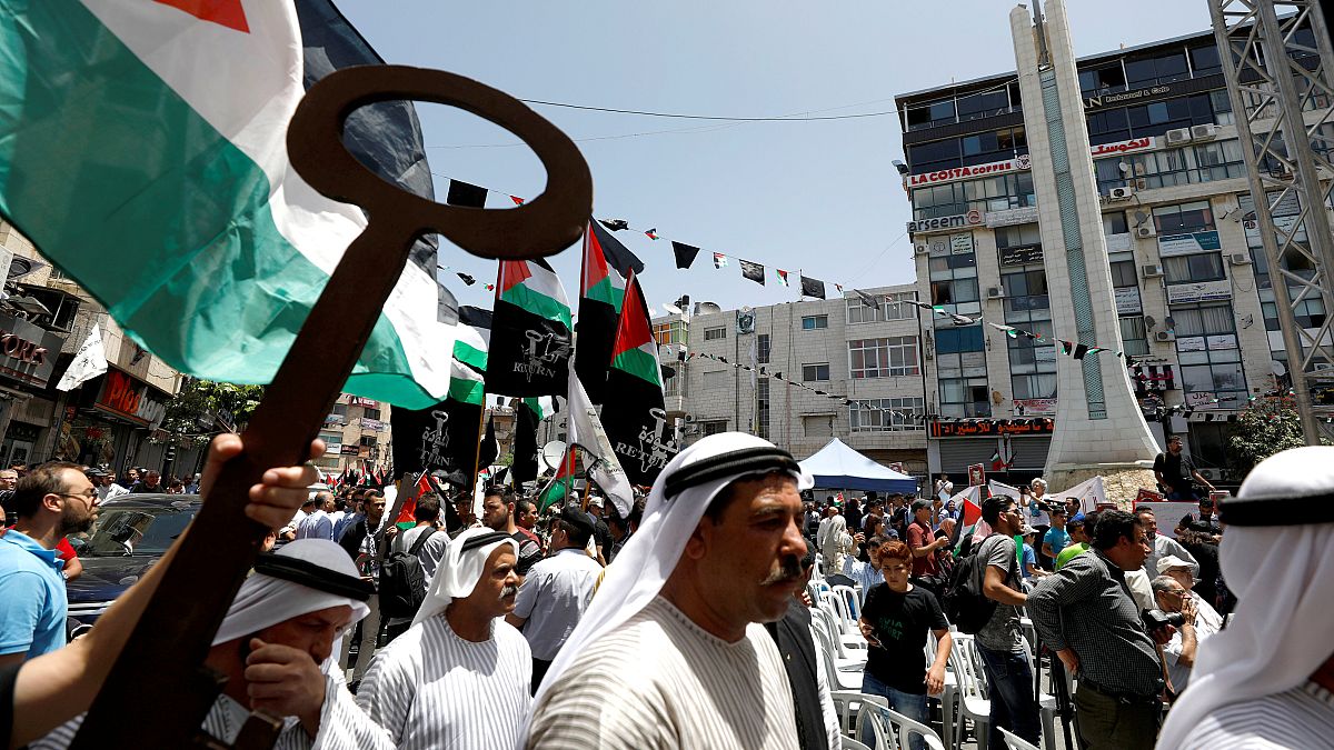 الفلسطينيون يحيون يوم النكبة بالتظاهر والمسيرات