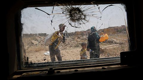 Irak: Bilder vom Kampf um Mossul