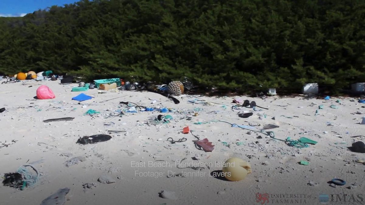 Henderson Island: Pacific graveyard for plastic pollution