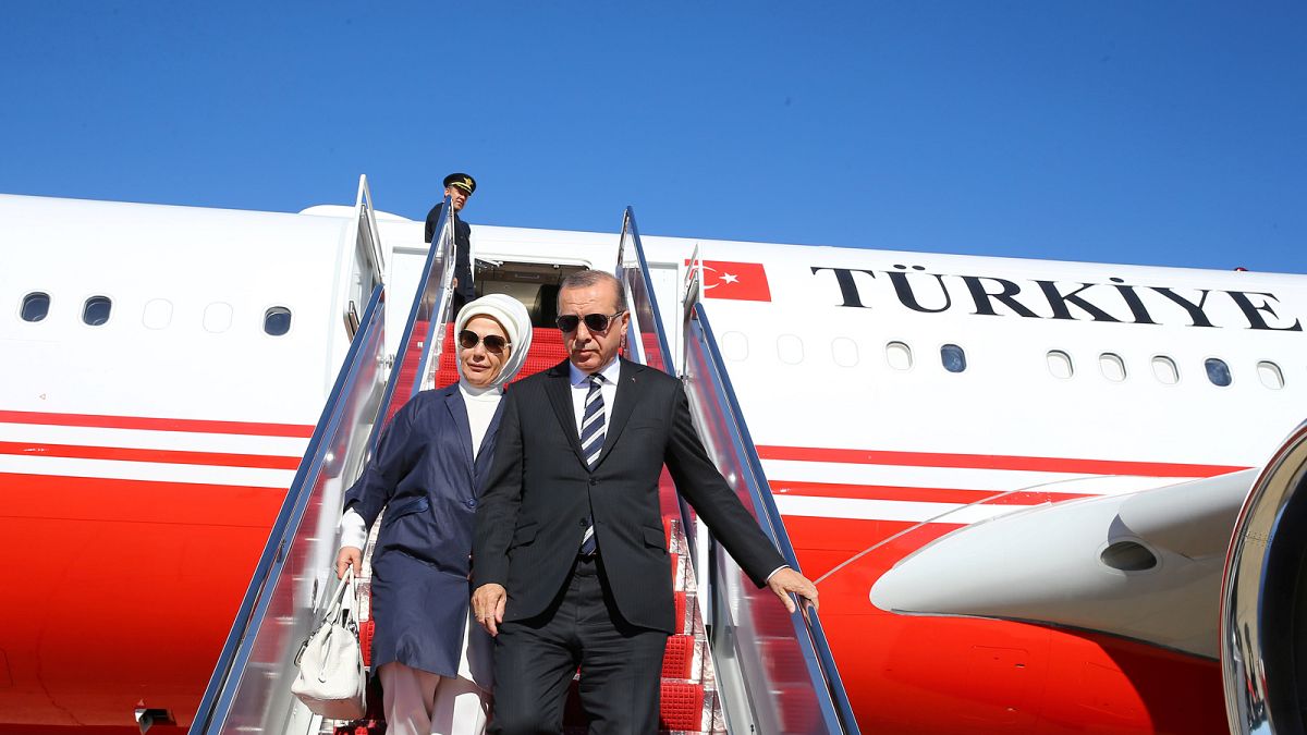 Turkey's Erdogan in US to meet Trump at White House