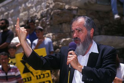 Rabbi Meir Kahane in Jerusalem in 1989.