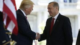 Erdogan e Trump na Casa Branca