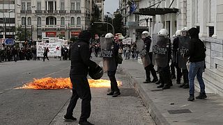 Clashes mar second day of Greece general strike