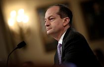Image: Labor Secretary Alex Acosta testifies before the House Ways and Mean