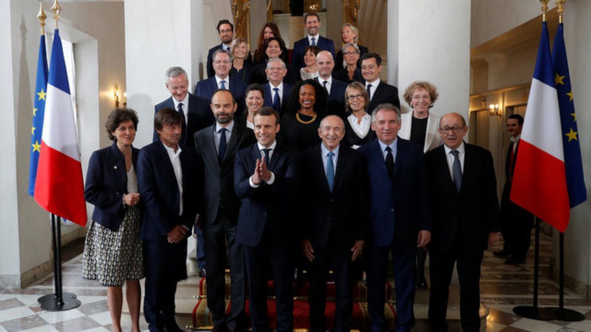 Primera reunión del Gobierno de Emmanuel Macron