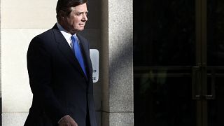 Image: Paul Manafort walks from Federal District Court