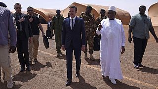 Macron says France uncompromising in fight against jihadists in Mali