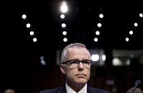 Image: Andrew McCabe, acting director of the FBI, at a Senate Intelligence 