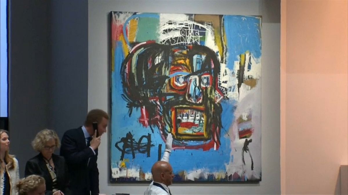 Un lienzo de Basquiat, el más caro  subastado de un artista estadounidense
